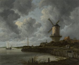 Vindmøllen ved Wijk Duurstede, ca. 1668-70